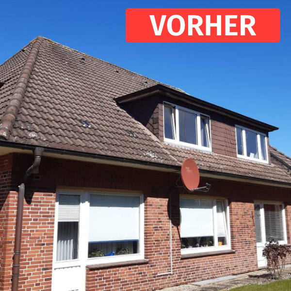 Dach vor der Dachbeschichtung Rüsselsheim
